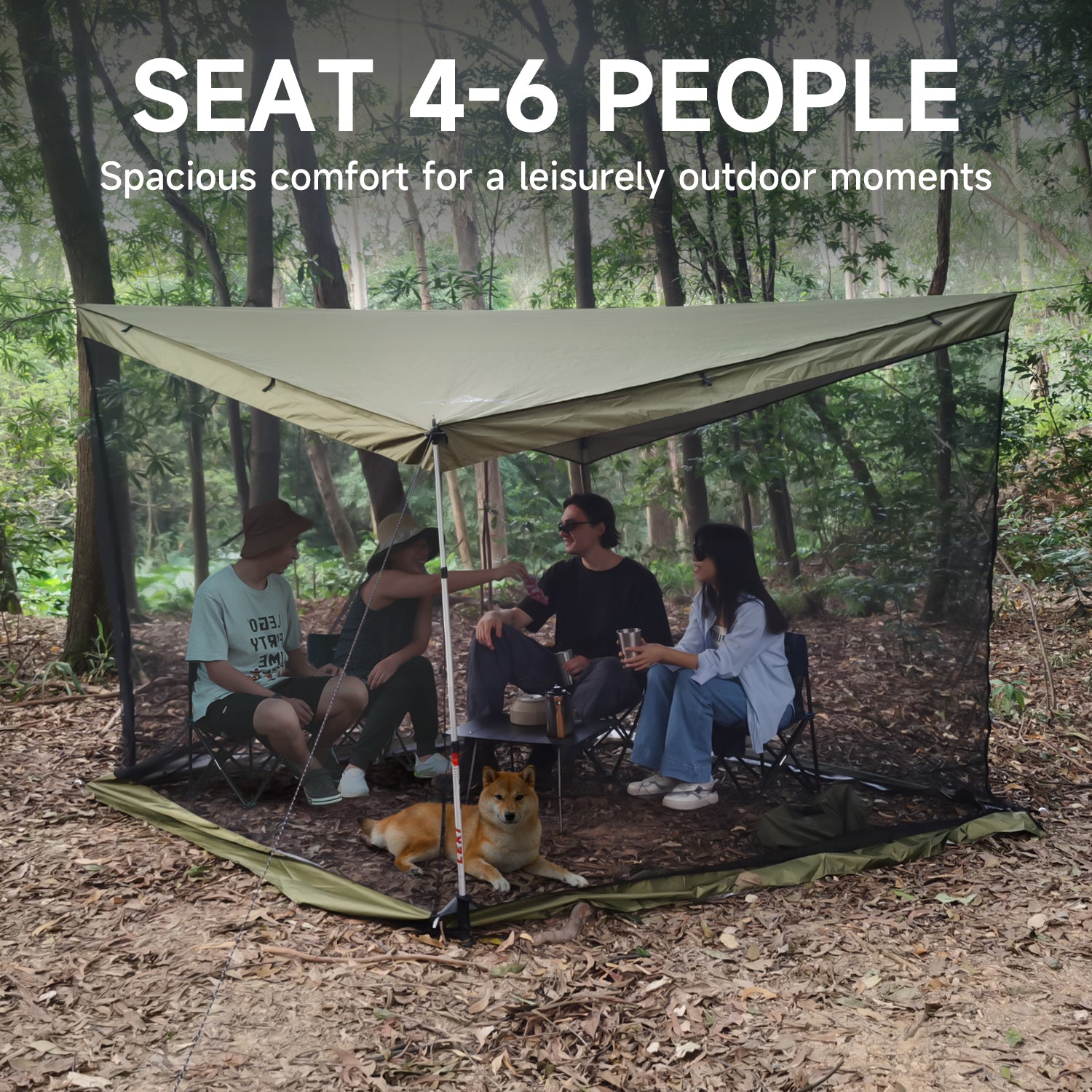 Hammock Tent with Waterproof Tarp