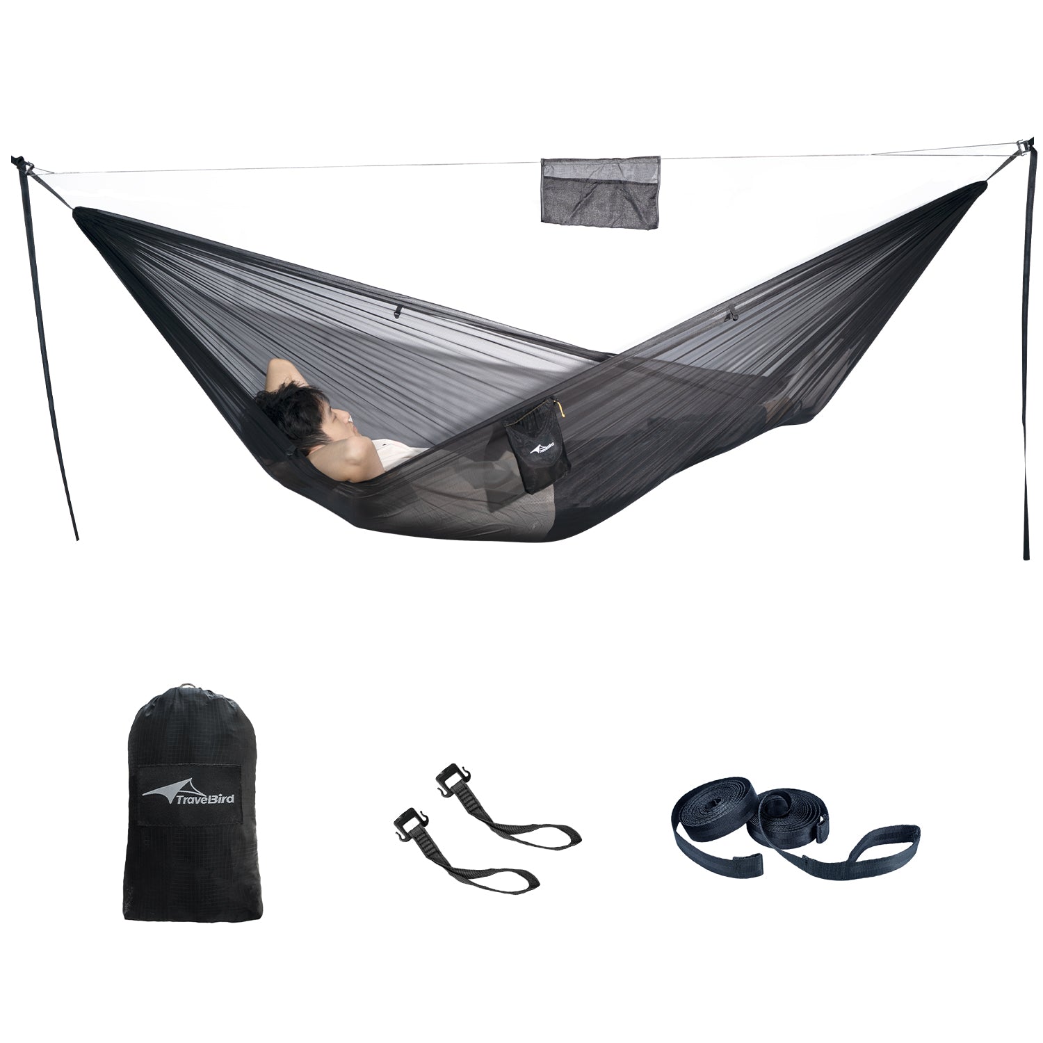 hängematten systeme TravelBird ZeroG Modular Ultralight Hammock System (198g) Relax L-300*140CM