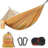 Bohemian Ultralight Camping Hammock – Portable Double & Single Hammock for Outdoor Travel & Relaxation - Bohemian Orange