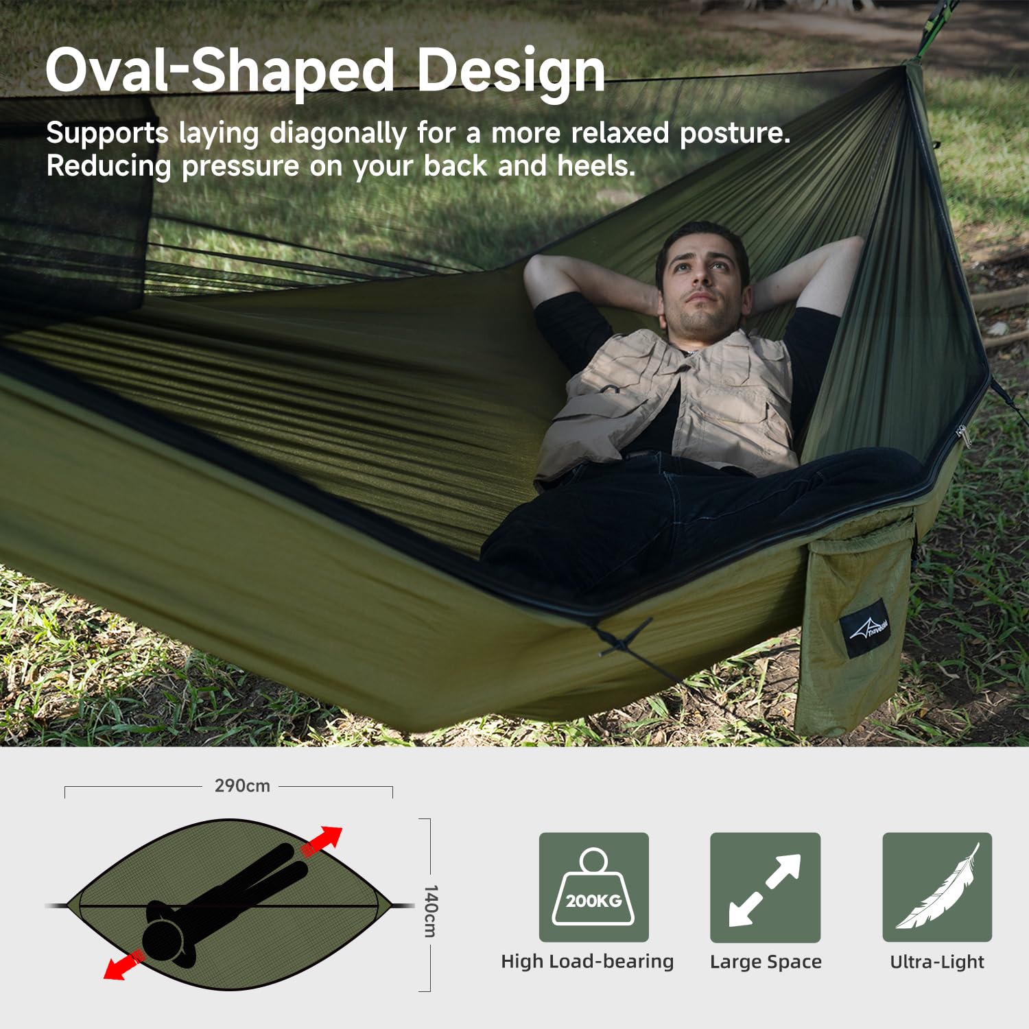 Lightweight Portable Camping Hammock