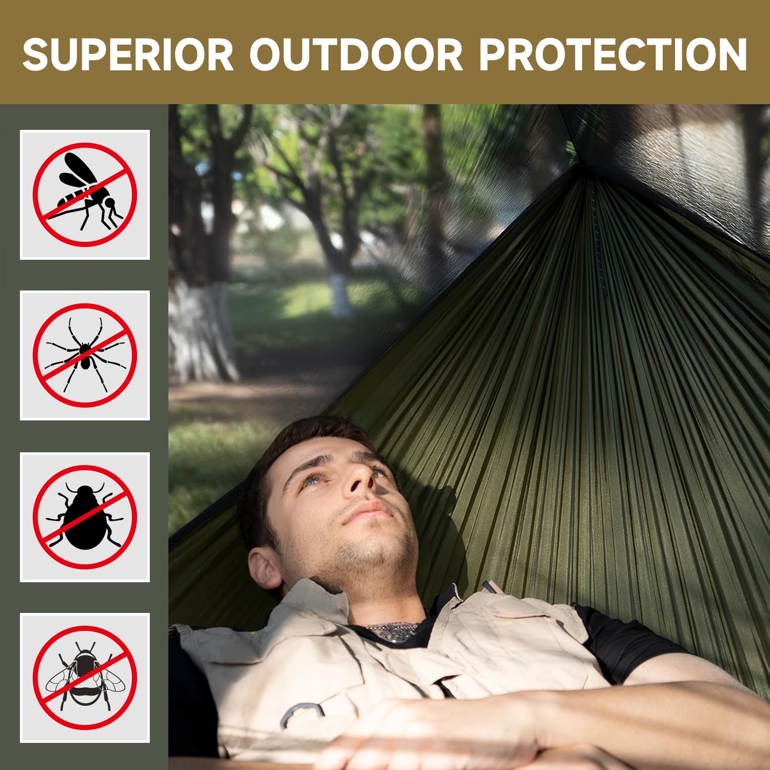 Lightweight Portable Camping Hammock