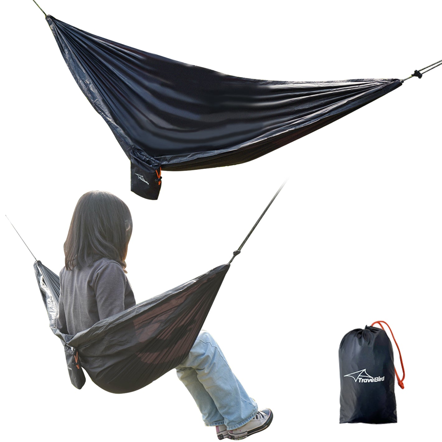 Compact Storage Organizer for Camping Hammocks, Waterproof Camping Gear Storage, Portable Hammock Accessory for Hiking, Backpacking