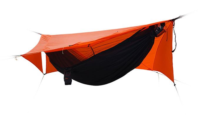 skynest tent SkyNest Ultralight portable hammock with mosquito net backpacking travel jungle waterproof hammock tent Sunny Orange / 335*140cm