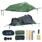 2-in-1 TriHive Hammock Flat Lay Camping Hammock with Mosquito Net & PU3000 Rainfly for Backpacking Hiking Outdoor