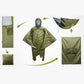 Multifunctional Adult Sleeping Bag, 5-in-1 Camping Poncho, Wearable Camping Blanket with Hoodie, for 1 person