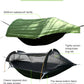 3-in-1 Waterproof Lightweight Sleeping Hammock Camping Hammock Tent with Mosquito Net and RainFly For Outdoor and Hiking