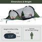 2-in-1 TriHive Hammock Flat Lay Camping Hammock with Mosquito Net & PU3000 Rainfly for Backpacking Hiking Outdoor