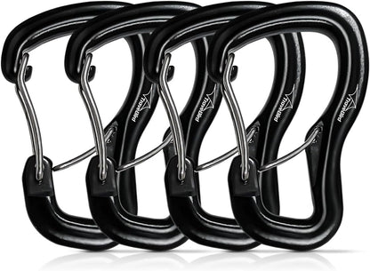 Heavy Duty 8K Double Door Aluminum Alloy Carabiner