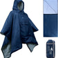 Sleeping Bag for Adult, Wearable Blanket Insulated Poncho Hooded, Sleepingbag Quilt for Winter Camping Hiking Sports