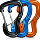 Heavy Duty 8K Double Door Aluminum Alloy Carabiner