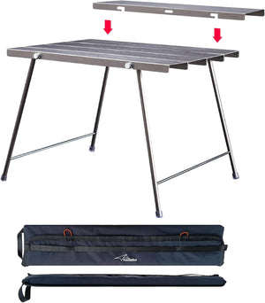 Flexifold Ultra-Light Camping Table – Portable & Durable Aluminum Folding Table for Outdoor Adventures