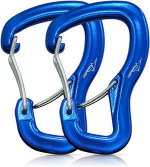 Heavy Duty 8KN Double Door Aluminum Alloy Carabiner