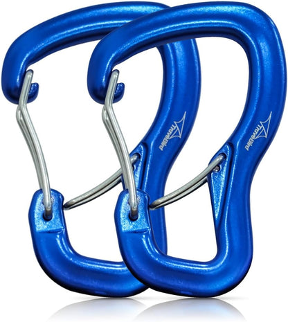 Heavy Duty 8K Double Door Aluminum Alloy Carabiner