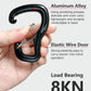 Heavy Duty 8KN Double Door Aluminum Alloy Carabiner