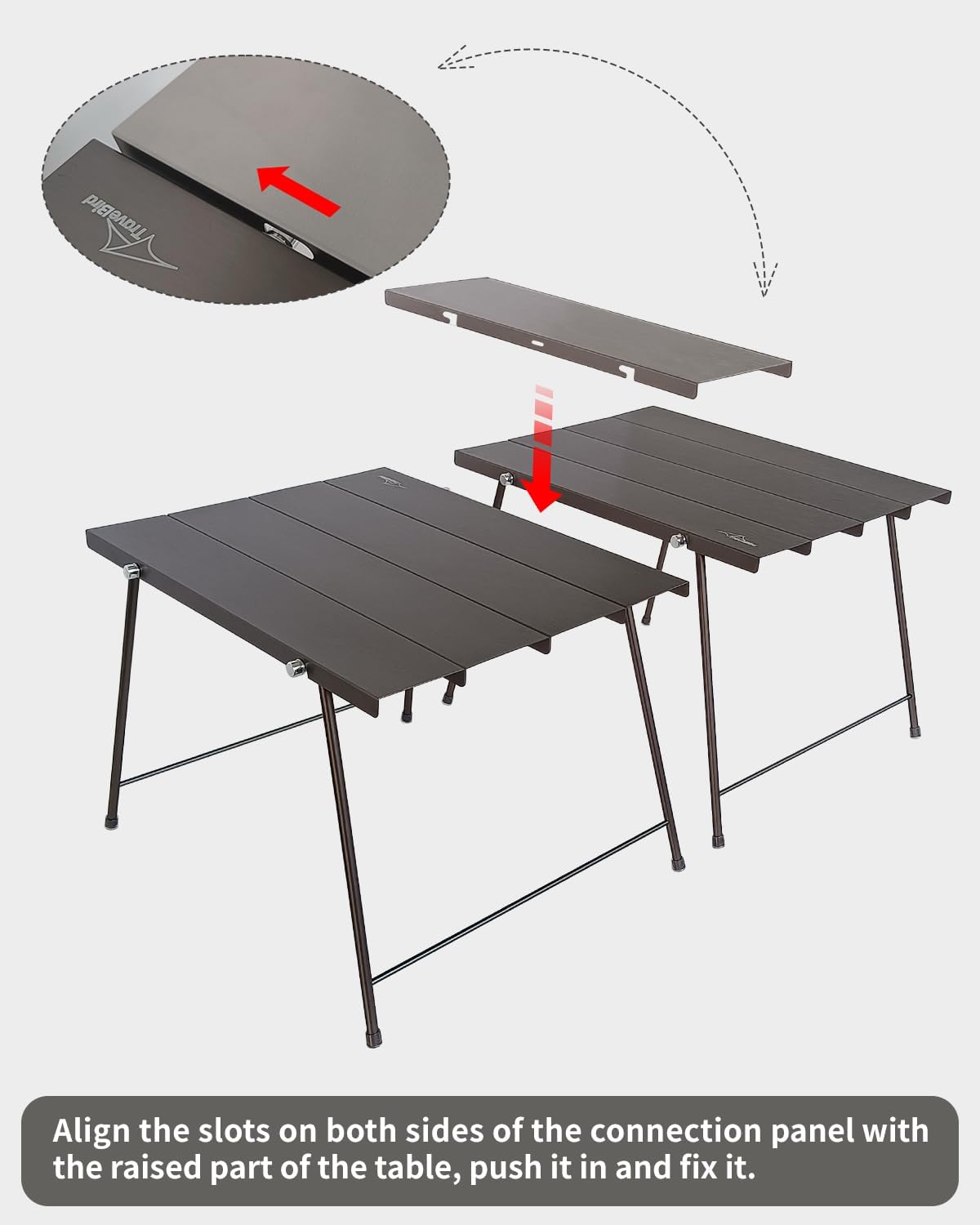 Flexifold Ultra-Light Camping Table – Portable Durable Aluminum Fold