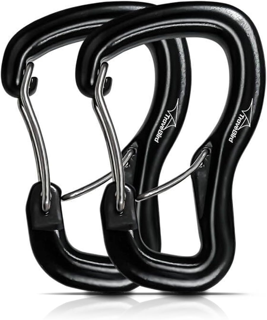 Heavy Duty 8K Double Door Aluminum Alloy Carabiner