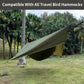 Hammock Rain Fly Waterproof Tarp with Doors Lightweight & UV Protection Camping Tarp Multifunctional for Backpacking Hiking Hammock