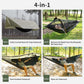 Parachute 3-in-1 Ultralight Hammock with Rainproof Tarp & Mosquito Net Tent