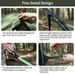 2-in-1 TriHive Hammock Flat Lay Camping Hammock with Mosquito Net & PU3000 Rainfly for Backpacking Hiking Outdoor