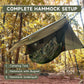 4-Season Insulated Camping Hammock Underquilt – Ultralight Thermal-Lined Cold Weather Gear with No-Slip Suspension, Compact for Backpacking, Hiking, Survival Shelter (Water-Resistant Parachute Nylon)