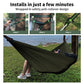 20D Parachute Fabric Pocket Light Camping Hammocks Portable Double Ultralight Tree Hammock for Outside