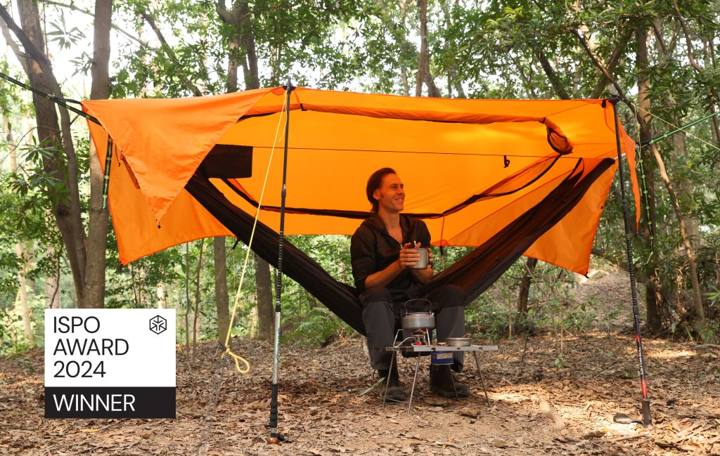 Load video: SkyNest: Ultralight Hammock Tent, All-in-one, Quick-Setup