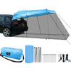 Car Awning Sun Shelter Tents SUV Tent Rooftop with Mosquito Net Camping Truck Canopy Universal Tailgate Tent Outdoor for MPV, Trucks - Blue