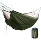 4-Season Insulated Camping Hammock Underquilt – Ultralight Thermal-Lined Cold Weather Gear with No-Slip Suspension, Compact for Backpacking, Hiking, Survival Shelter (Water-Resistant Parachute Nylon)